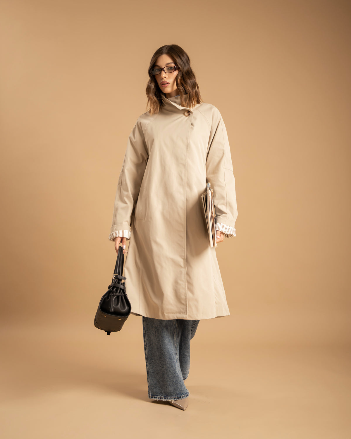 Trench con colletto - 3163