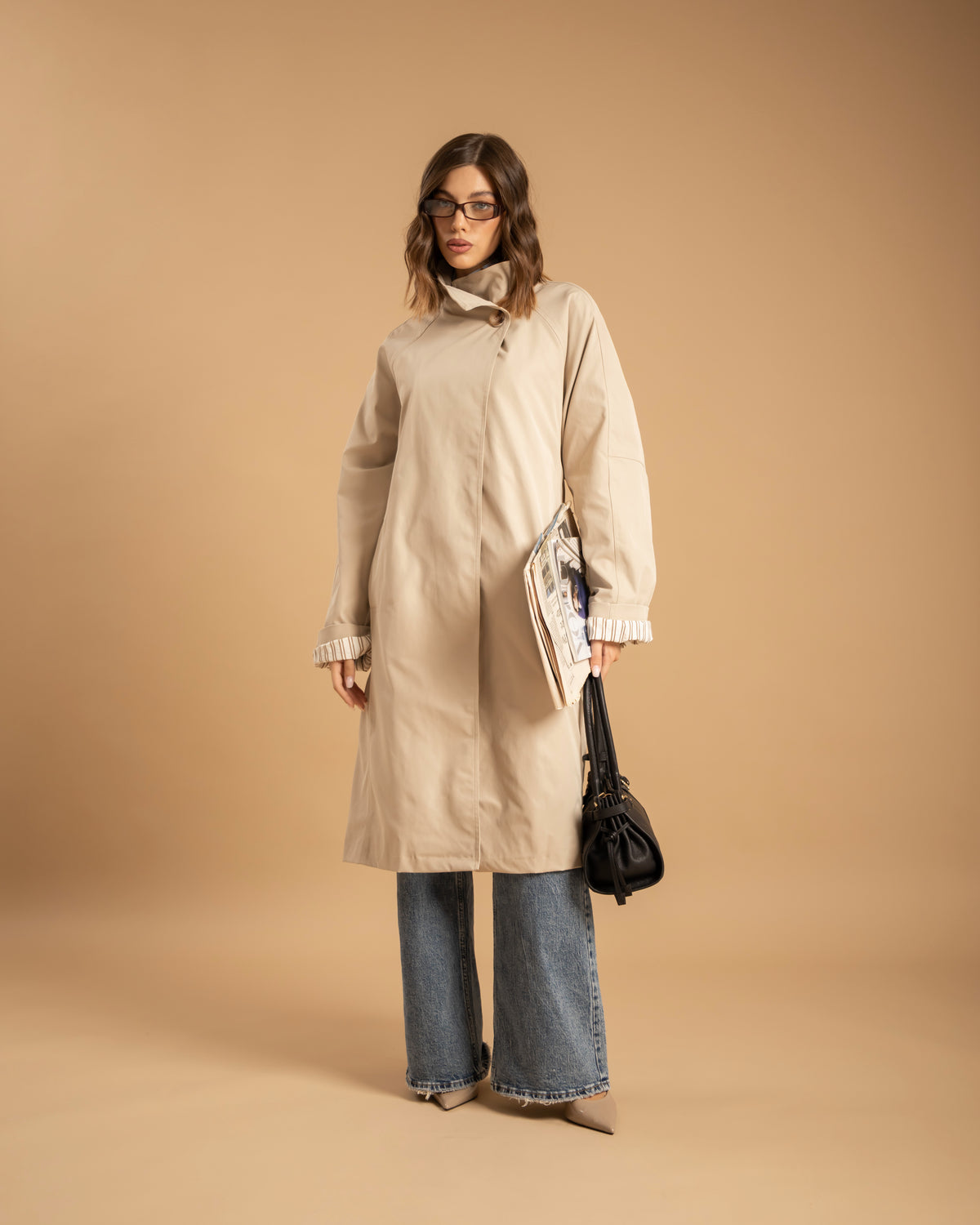 Trench con colletto - 3163
