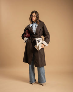 Trench con colletto - 3163