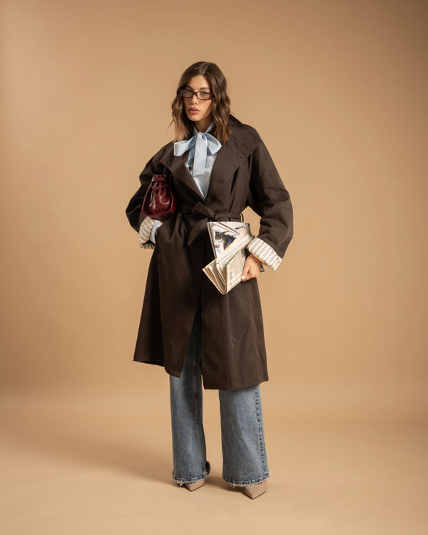 Trench con colletto - 3163