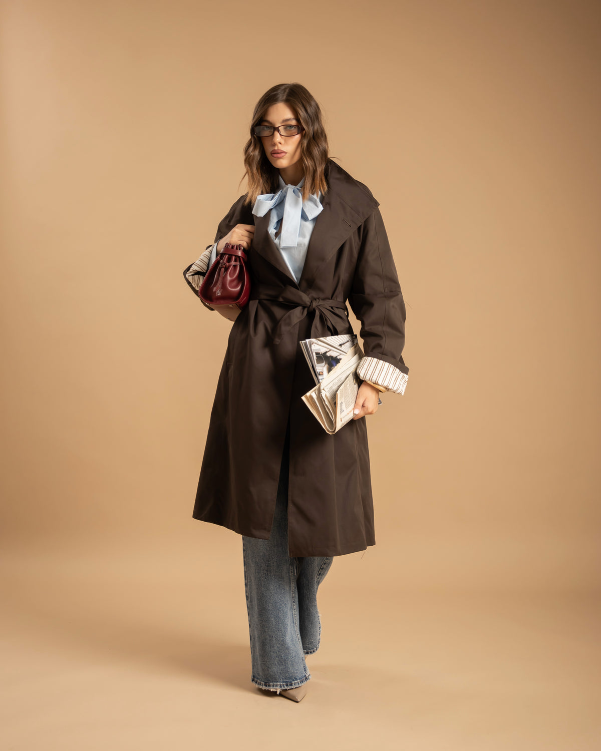Trench con colletto - 3163