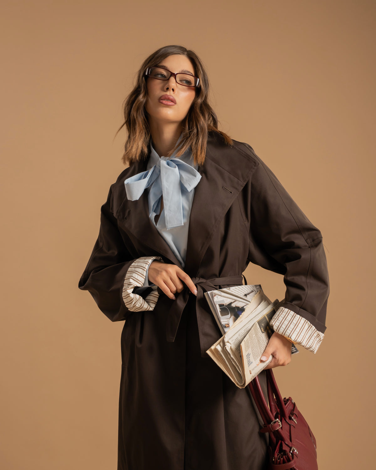 Trench con colletto - 3163