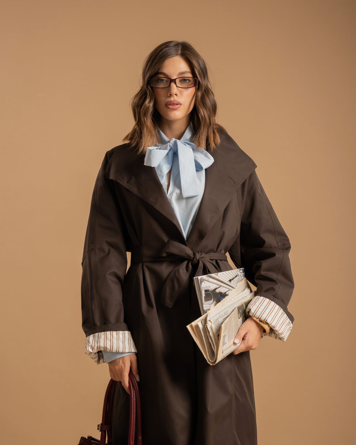 Trench con colletto - 3163