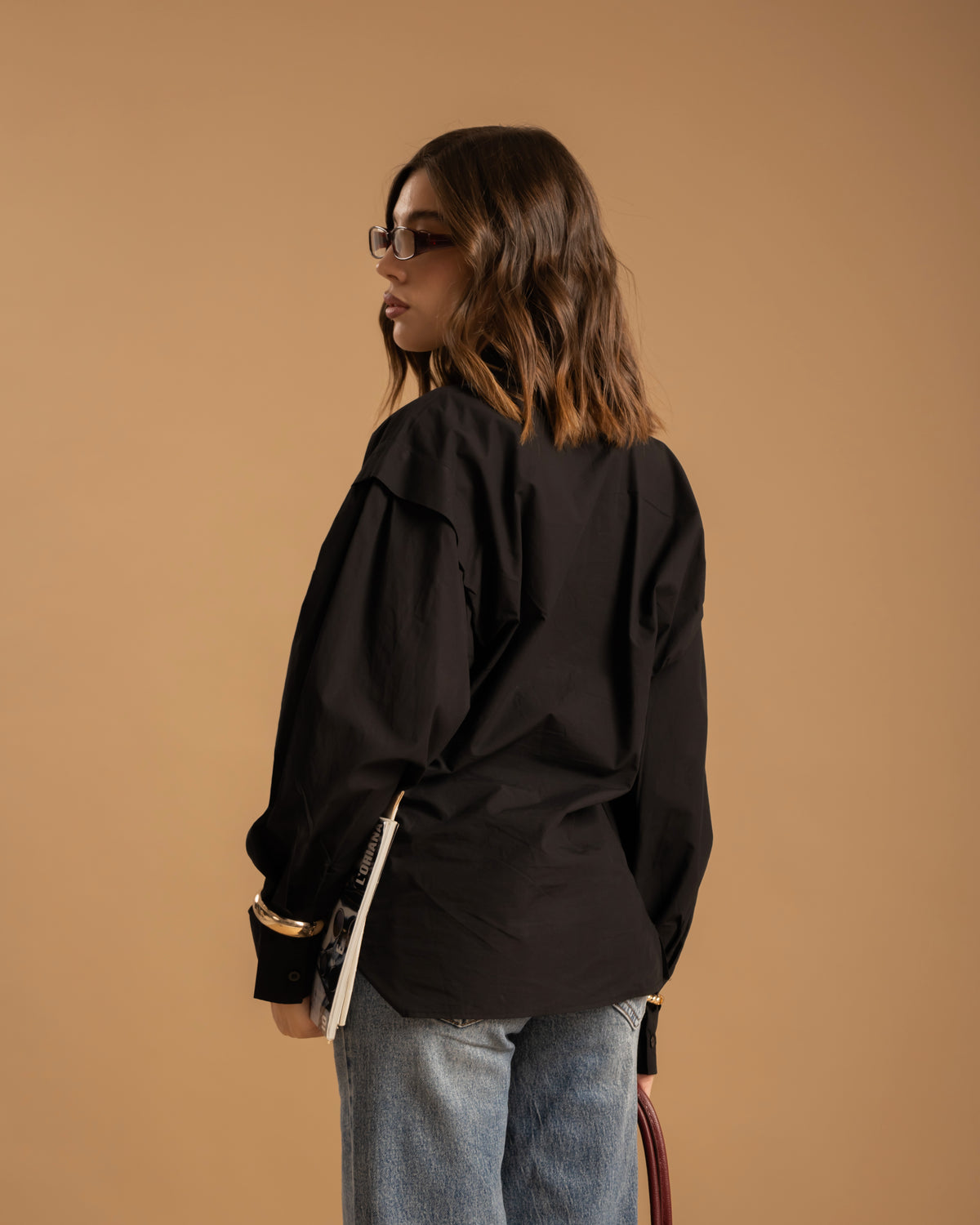 Camicia con fiocco - H13757