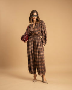 Pantaloni ballon tartan - 2994