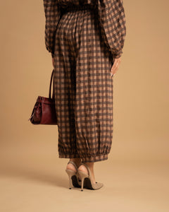 Pantaloni ballon tartan - 2994