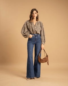 Camicia ampia tartan - 3211