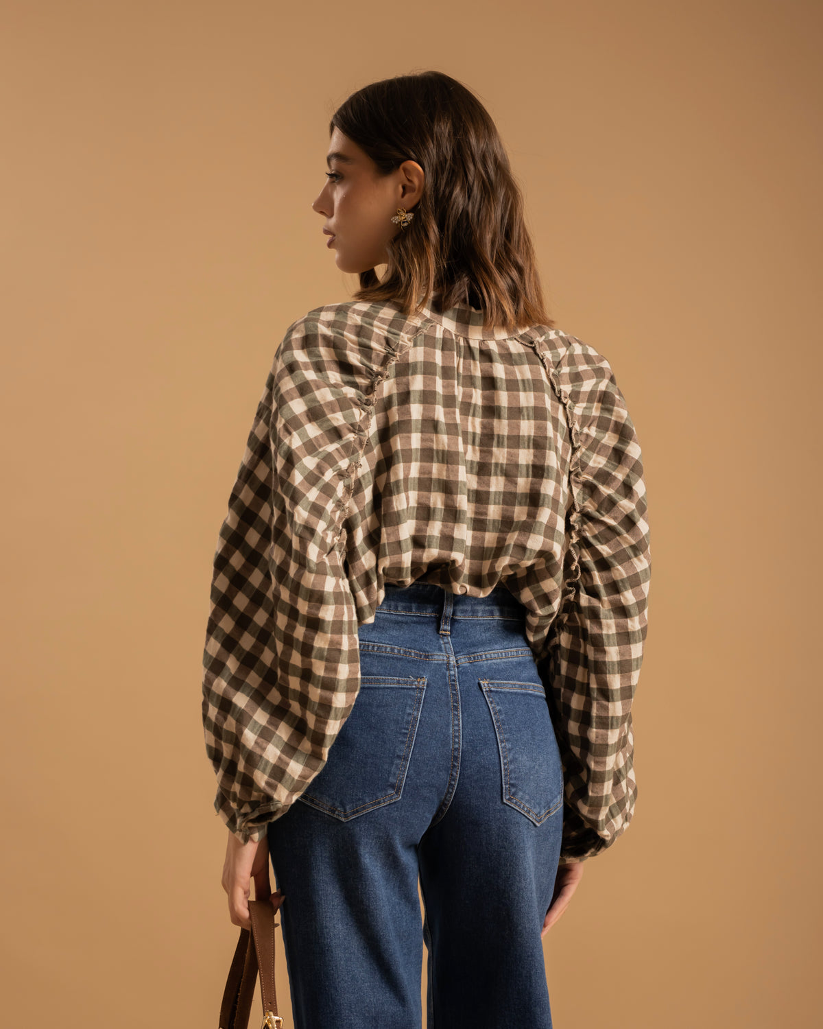 Camicia ampia tartan - 3211