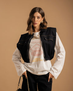 Coord-set in denim - K974