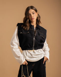 Coord-set in denim - K974