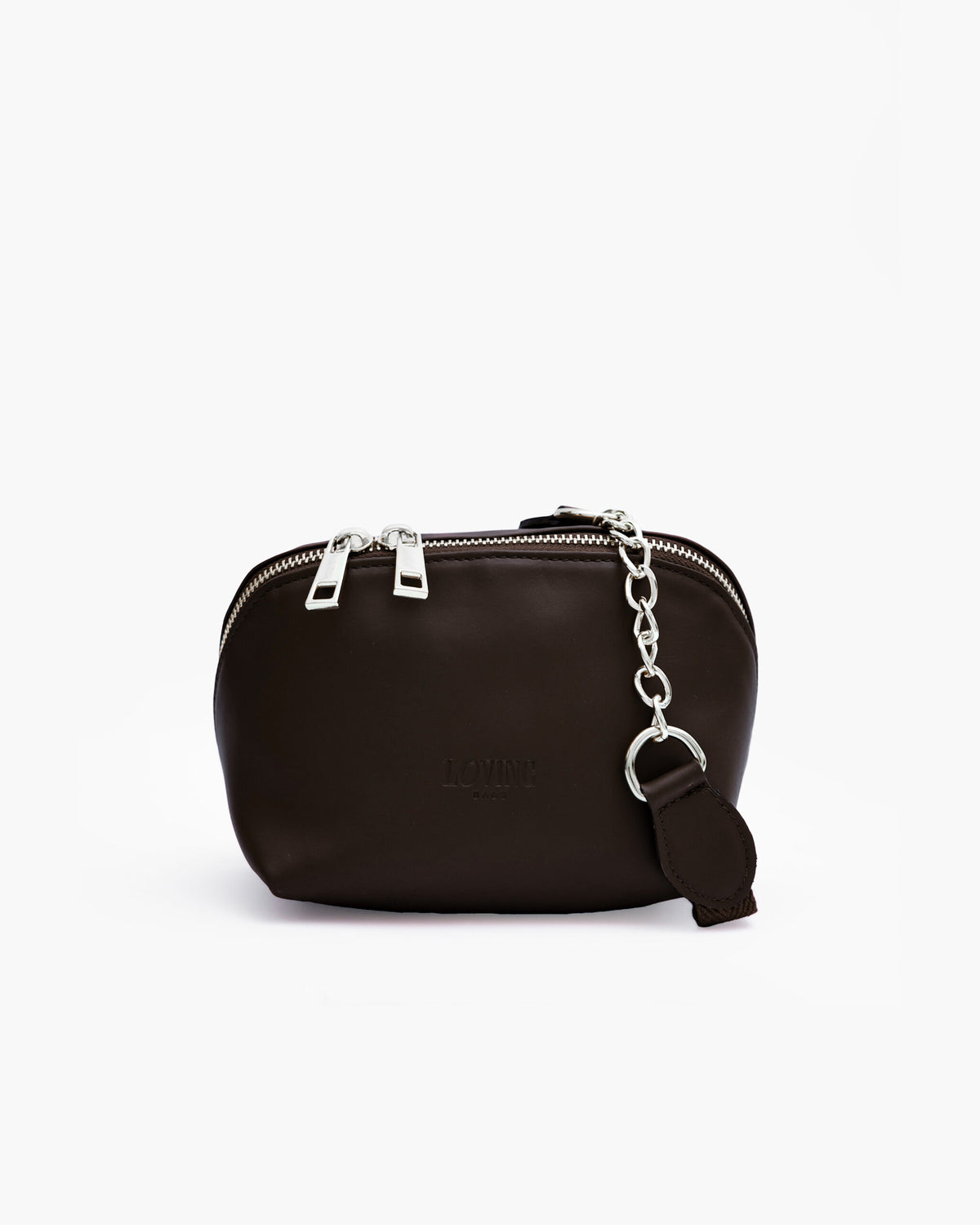 Borsa in pelle ALMA testa di moro - LOVING BAGS