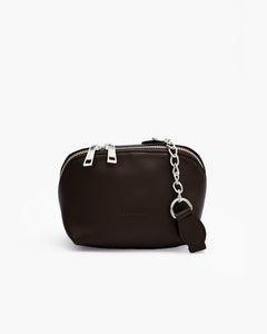 Borsa in pelle ALMA testa di moro - LOVING BAGS