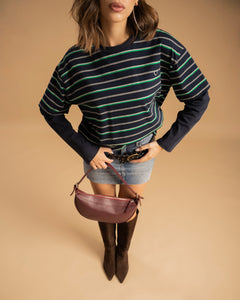 Maglia a righe combinata - H69778