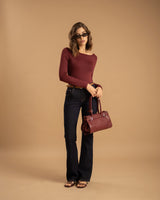 Jeans a zampa blu scuro - Flor-9