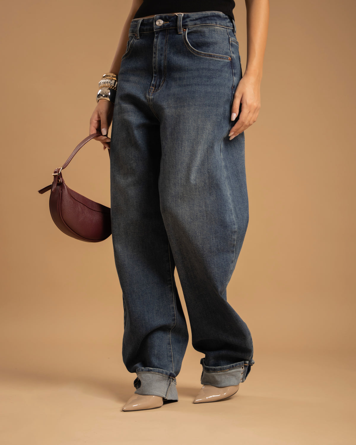 Jeans barrel fit - 9617