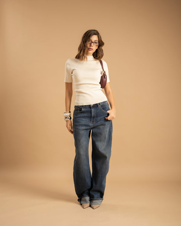 Maglia con colletto - 6891