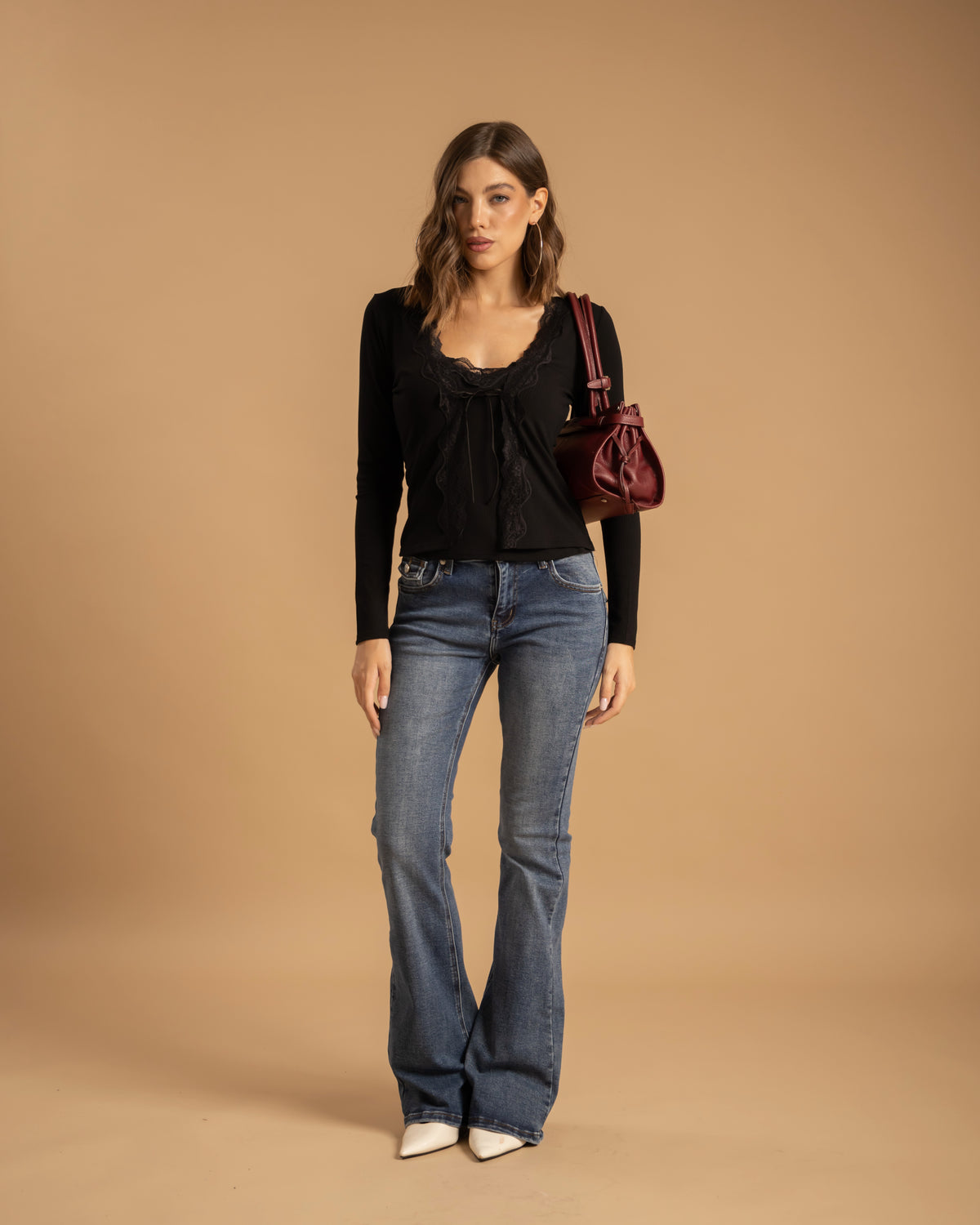 Maglia combinata in viscosa - 70699