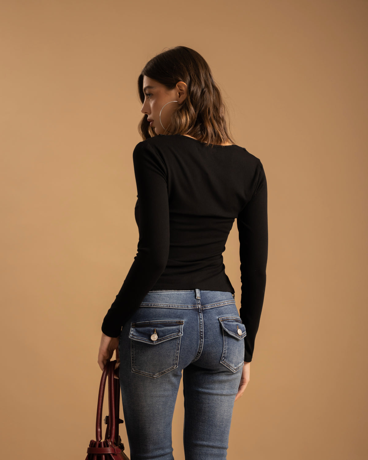 Maglia combinata in viscosa - 70699