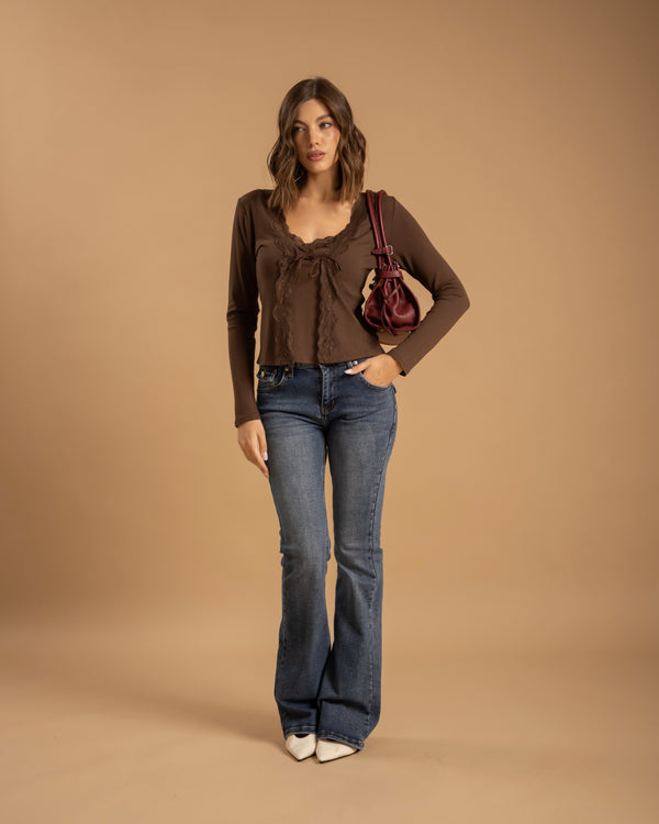 Maglia combinata in viscosa - 70699