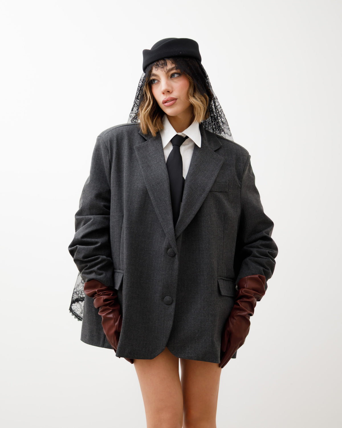Blazer oversize gessato ALTHÉA - C156
