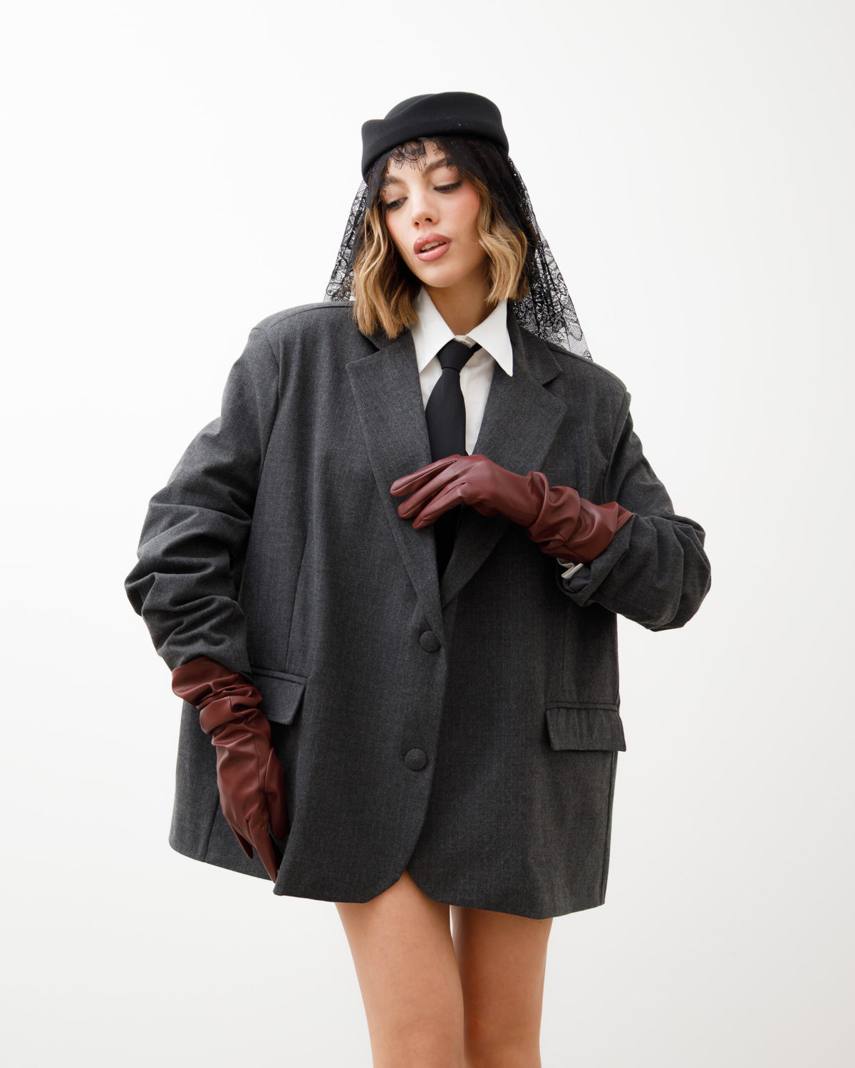 Blazer oversize gessato ALTHÉA - C156