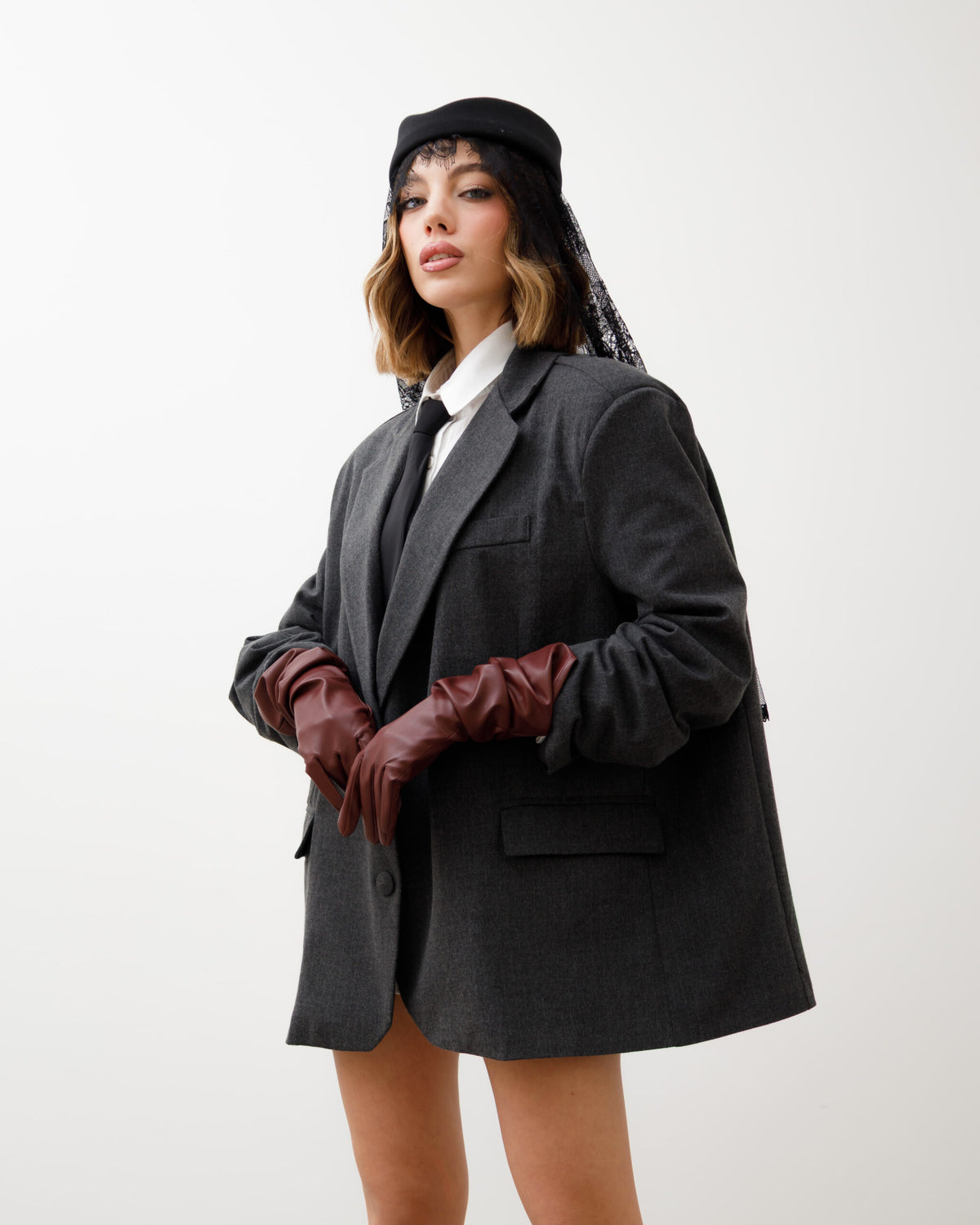 Blazer oversize gessato ALTHÉA - C156