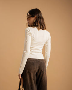 Maglia aderente con alamari - H70659