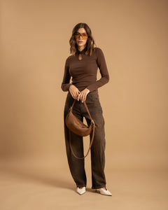 Maglia aderente con alamari - H70659