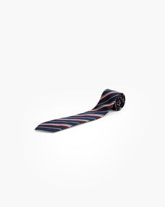 Cravatta in seta a righe - 7895444