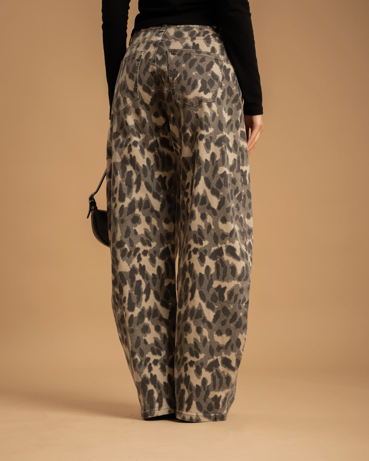 Jeans ballon animalier - T261