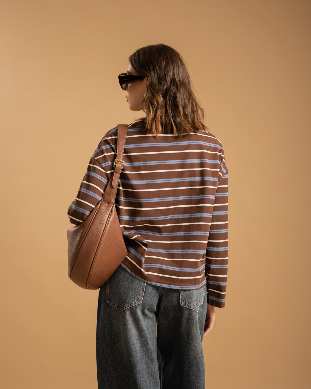 Maglia in cotone a righe AMOUR - H69780