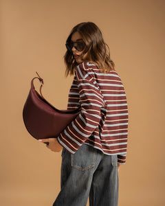 Maglia in cotone a righe AMOUR - H69780