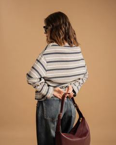 Maglia in cotone a righe AMOUR - H69780