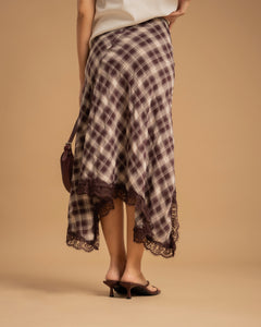 Gonna tartan e pizzo - NY5005
