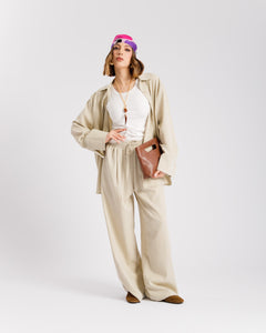 Coord set con camicia e fusciacca - PF479