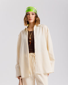 Coord set con camicia e fusciacca - PF479