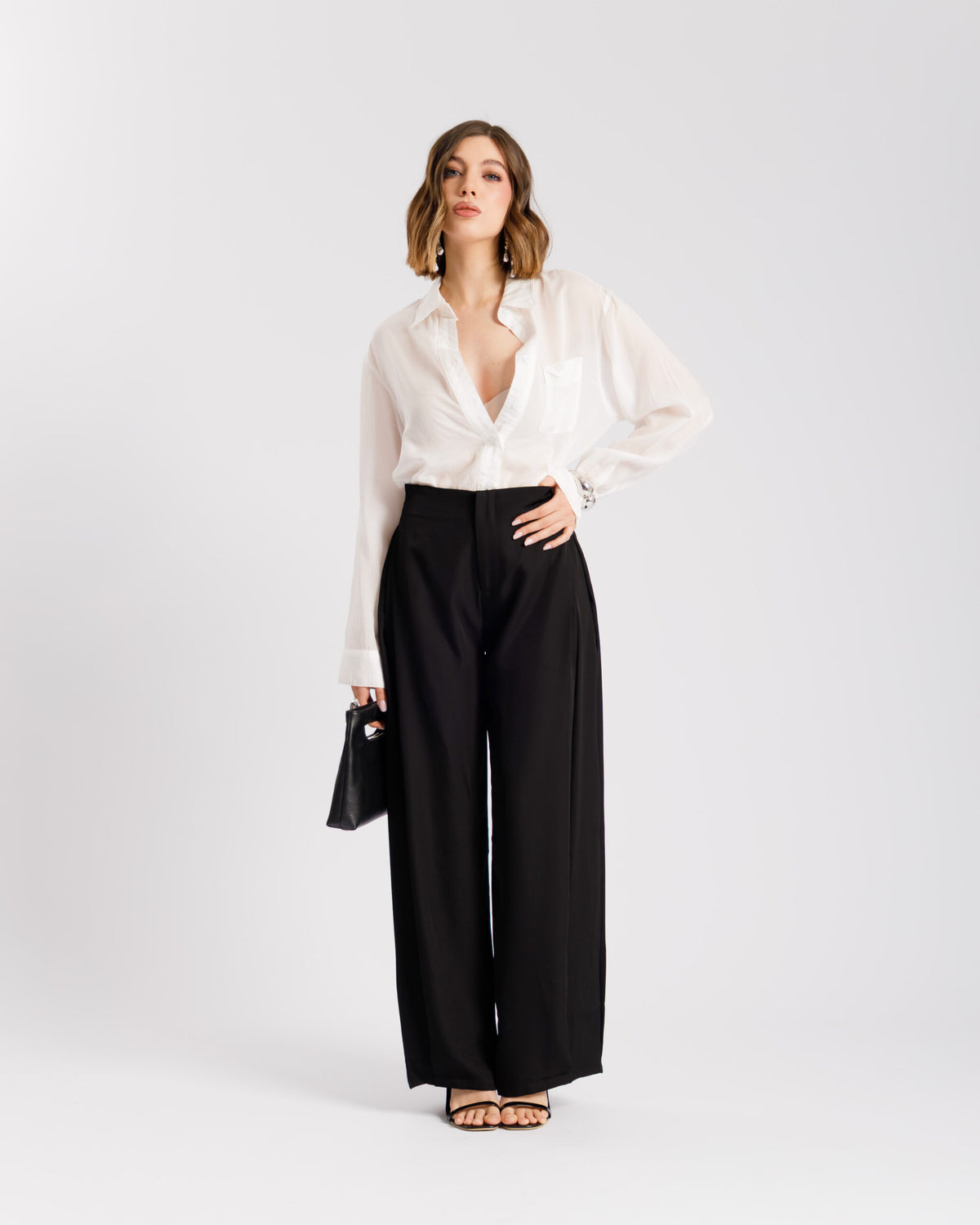Pantaloni ampi con elastico - PF550