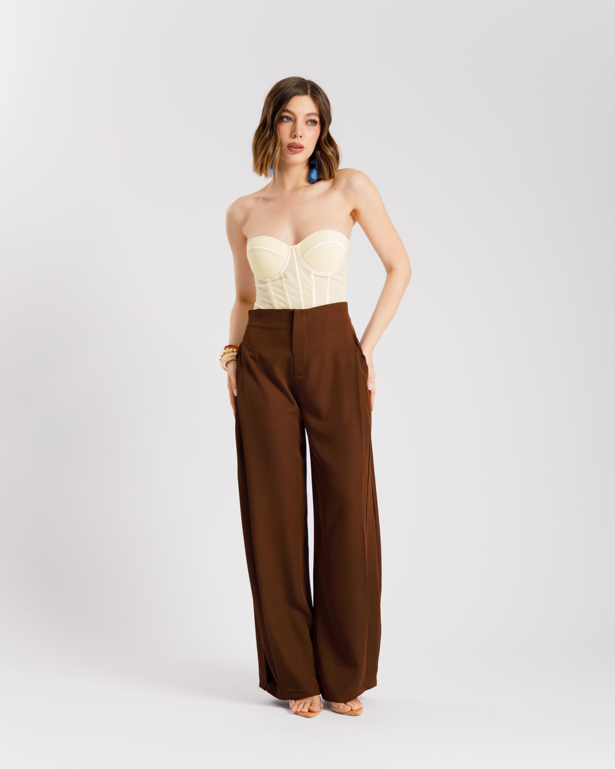 Pantaloni ampi con elastico - PF550