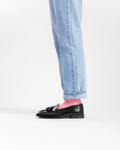 Mocassini in pelle con nappa - LOVING 16202