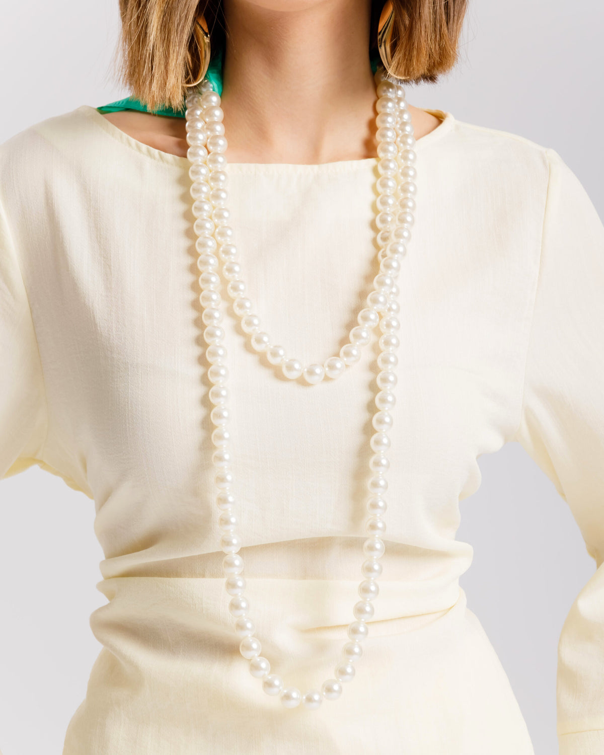 Collana doppio giro con perle - ECL22777