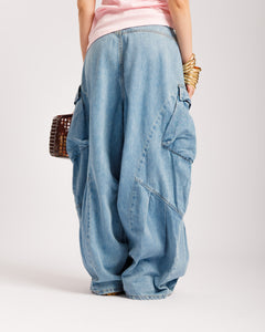 Jeans baggy cargo - P13203