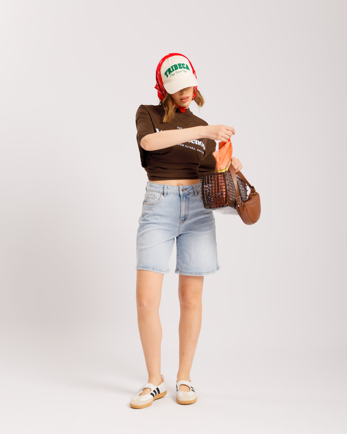 Short bermuda denim chiaro - 9490