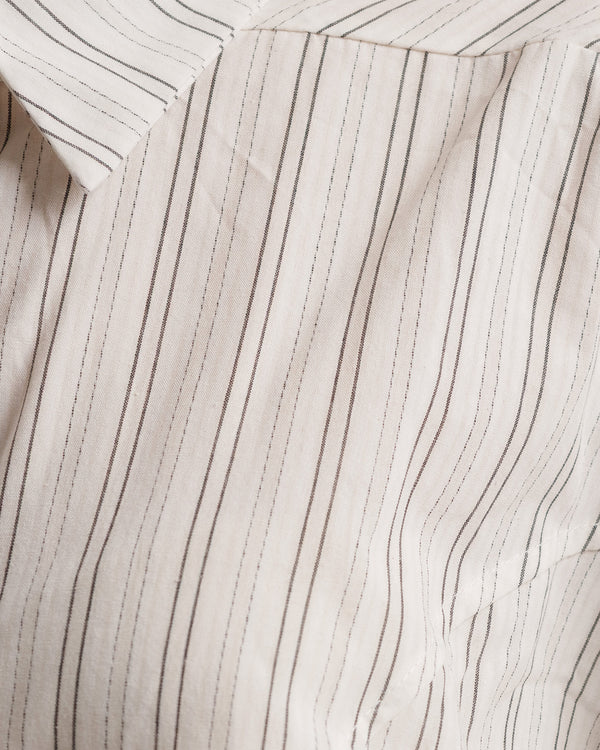 Camicia a righe con stringhe - H13586