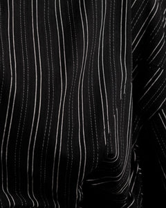Camicia a righe con stringhe - H13586