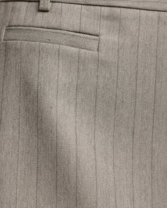 Minigonna gessata con patta -  N13633 slct