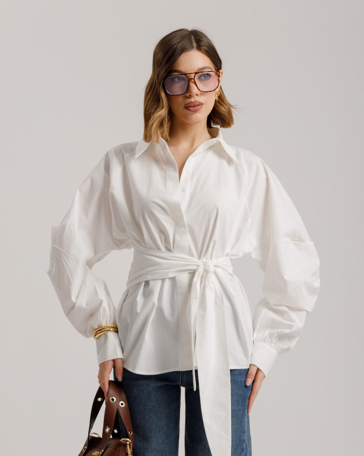 Camicia in cotone fusciacca - YY539 slcT