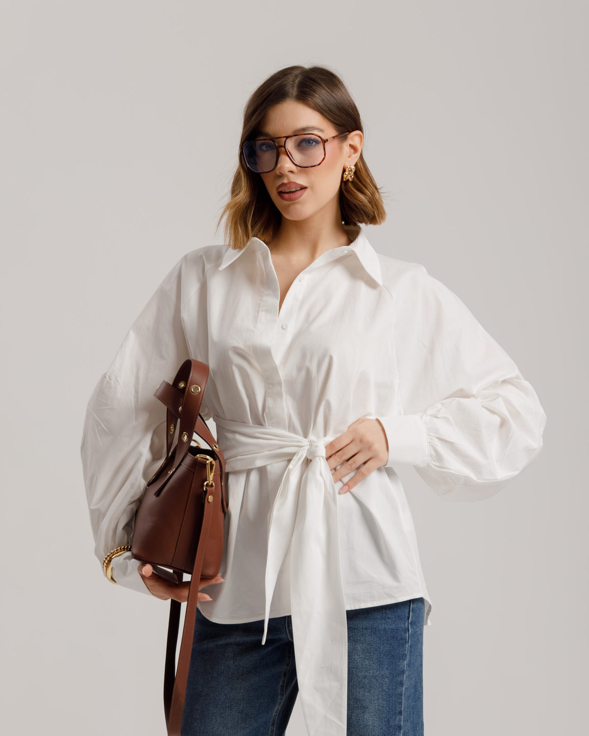 Camicia in cotone fusciacca - YY539 slcT
