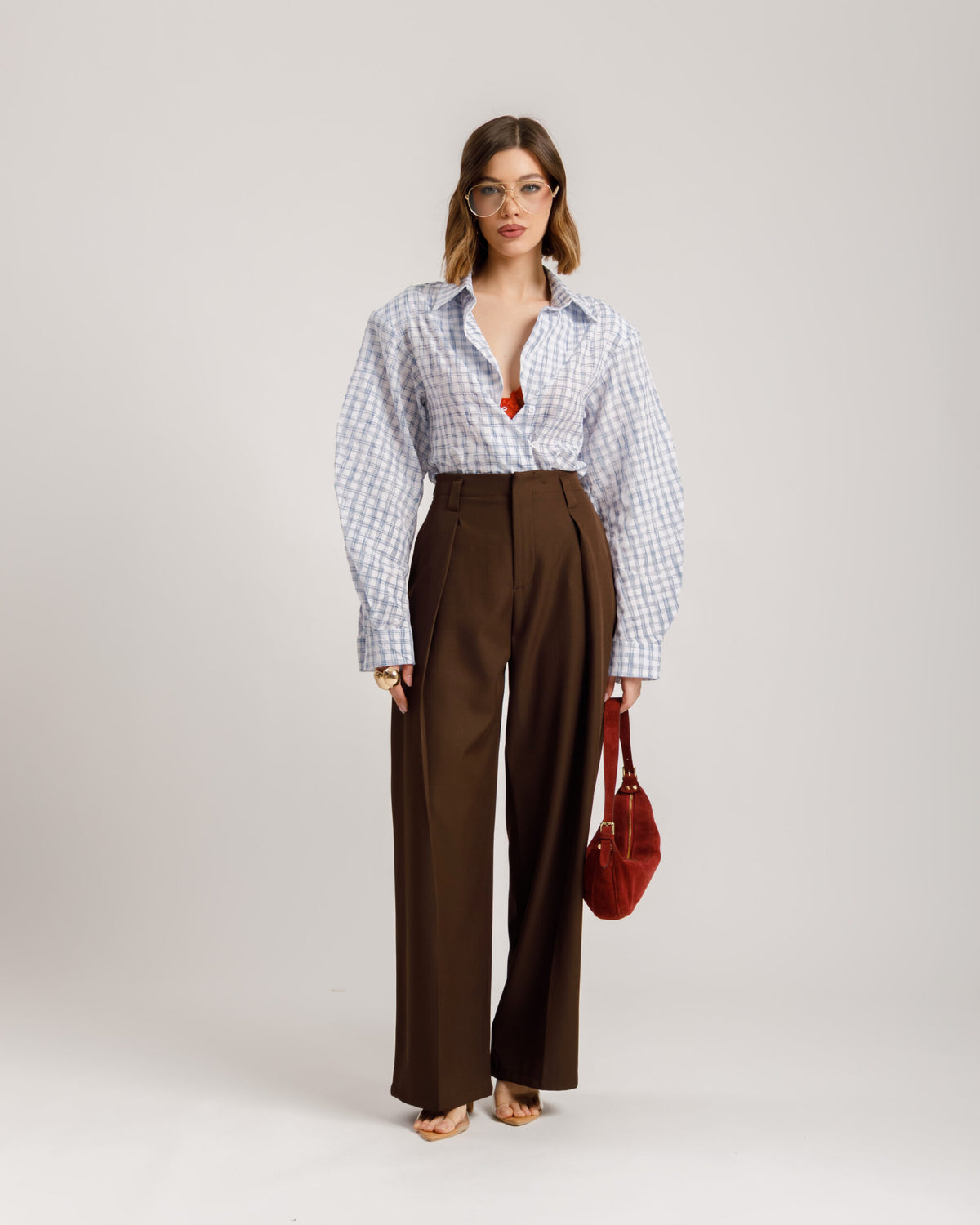 Pantaloni con pinces ed elastico  - M759 SLC