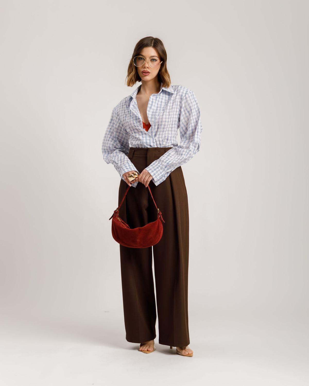 Pantaloni con pinces ed elastico  - M759 SLC
