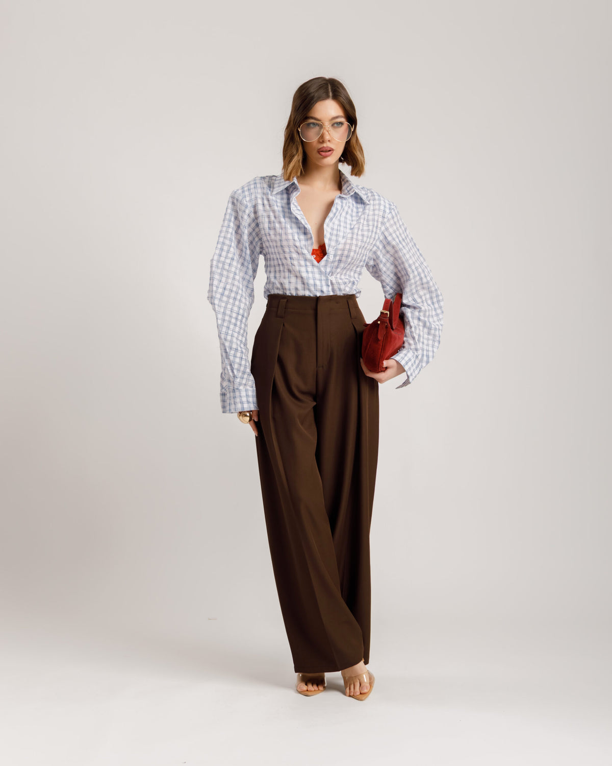 Pantaloni con pinces ed elastico  - M759 SLC